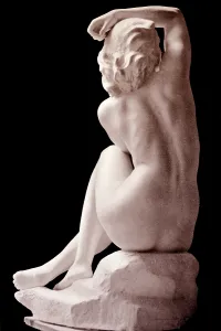 Kunst: Female figure by Robert Ullmann 1903-1966. Austrian