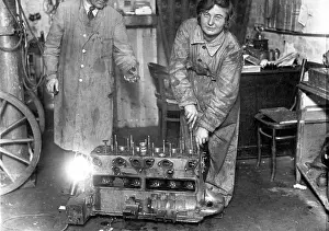 Trainee: Female locksmith trainee, 1932