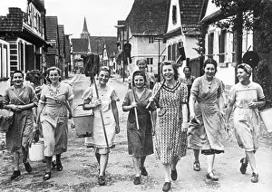 Forming: Female members of the RAD