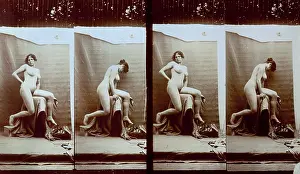 Abruzzo: Female nude in the artist's