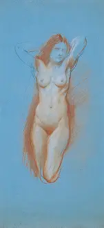Elgar: Female Nude Kneeling