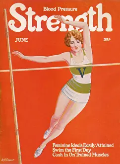 Soars: FEMALE POLE VAULTER 1927