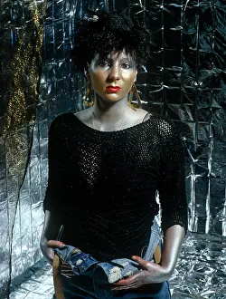 Apathy: Female punk model with silver body paint