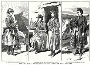 Bourbons: Female royalist Spanish troops 1875