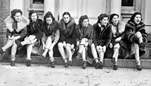 Tights: Female students at the Third Annual Students Conference