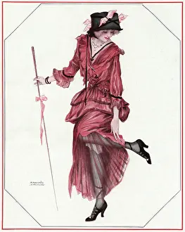 Shepherdess: Female Type - Flirt - 1914