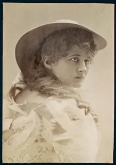 C1890: FEMALE TYPE IN HAT C1890