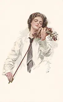 Creating: Female Violinist