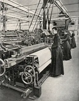 Tend: Female wool weaving operators, Yorkshire
