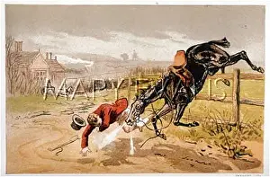 Independently: OVER A FENCE, A FALL