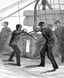 Postings: Fencing on board a Troopship 1876