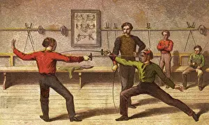 C1850: Fencing - circa 1850