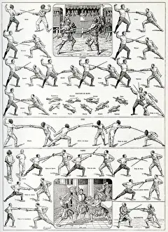 Duelling: Fencing positions