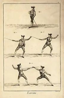Lunge: Fencing positions