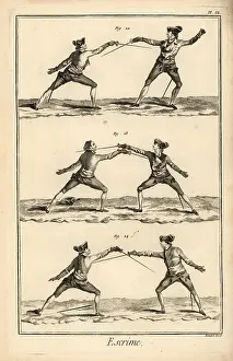 Lunge: Fencing positions