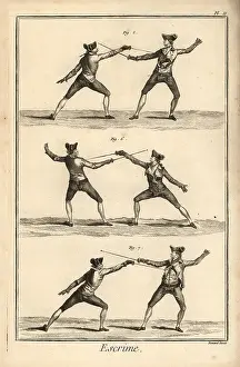 Lunge: Fencing positions