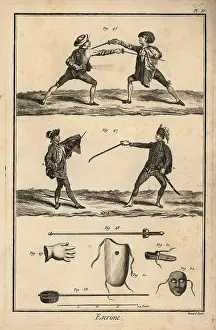 Escrime: Fencing positions and equipment