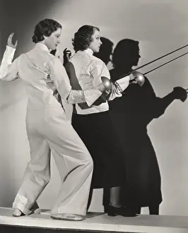 Epee: Fencing practice