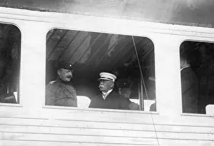 Gondola: Ferdinand Graf Zeppelin with King Frederick Augustus III of