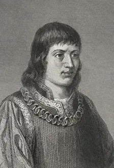 Pendant: Ferdinand II of Aragon, called The Catholic (1452-1516)