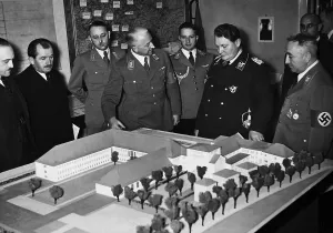 Porsche: Ferdinand Porsche, Hermann Goring and Robert Ley, 1938