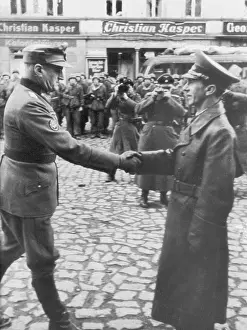 Schoerner: Ferdinand Schoerner and Joseph Goebbels, 1945