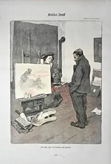 Atelier: Ferdinand von Reznicek Atelier Idyll