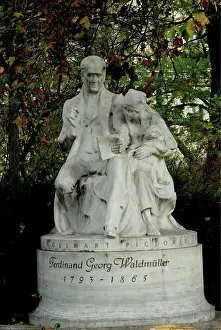 Waldmuller: Ferdinand Waldmuller Memorial of Josef Engelhart