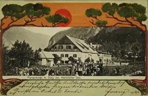 Hallstatt: Ferienhort in web (Steeg) at Lake Hallstatt'. 1902