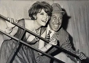 Perrette: Fernandel and Perrette Pradier at film premiere