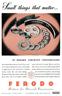 Ferodo: Ferodo Products For Aircraft Construction