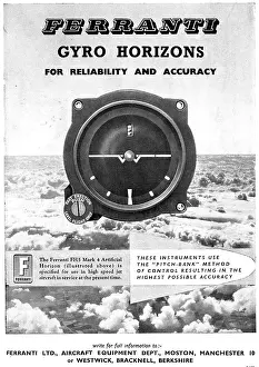Horizons: Ferranti Artificial Horizon - Gyro Horizons