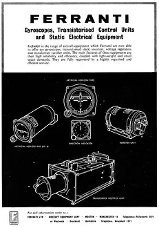 Gyroscopes: Ferranti Gyroscopes & Transistorised Control UNits