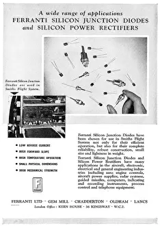 Silicon: Ferranti Silicon Junction Diodes Used