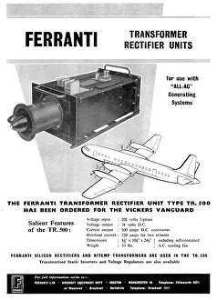 Transformer: Ferranti Transformer Rectifier Units. TRU