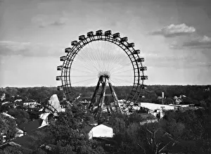 Ferris: Ferris wheel in the Prater in Vienna, 1938