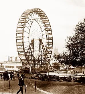 Ferris: Ferris Wheel and Swedish Restaurant - St. Louis World's Fair