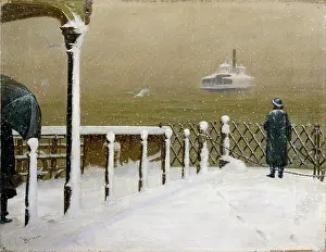 Henrick: A Ferry on the Hudson River
