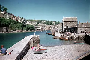 Looe: The ferry slip and harbour, Looe