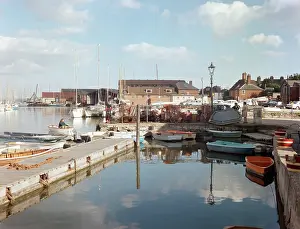 Lymington: The ferry slip, Lymington