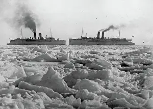 Ferryboat: The ferryboat 'Prussia' is stuck in