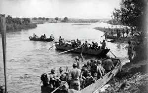 Oars: Ferrying Austrian troops in Poland, 1915