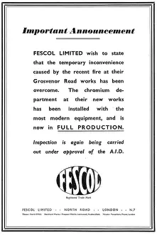 Chromium: Fescol. Chromium Treatment