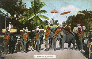 Howdahs: Festival with Elephants - Myanmar
