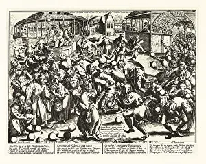 Tumbling: A festival of fools, Middle Ages