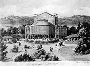 Bayreuth: Festival hall in Bayreuth, 1876
