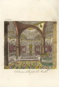 Eunuch: Festival of Mawlid in Sultan Ahmed Mosque