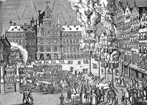 Eugenia: festivity, fireworks, firework during entry of