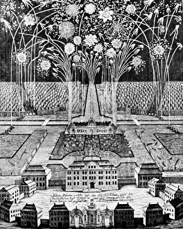 Josepha: festivity, fireworks, firework on the occasion