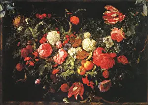 Snail: A Festoon of Flowers and Fruit